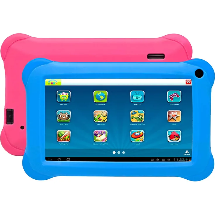 Denver TAQ-70353K BLUEPINK SD-Auflösung 7 Zoll, WLAN-Tablet, Quad-Core, 1 GB RAM, 16 GB Speicher, Android, Blau, Pink (TAQ-70353K)