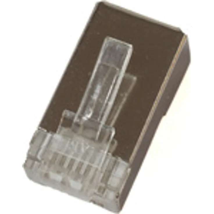 MicroConnect Modular Plug - Netzwerkanschluss - RJ-45 (M) - abgeschirmt (Packung mit 10) - MicroConnect - KON504-10 - 5711783333975