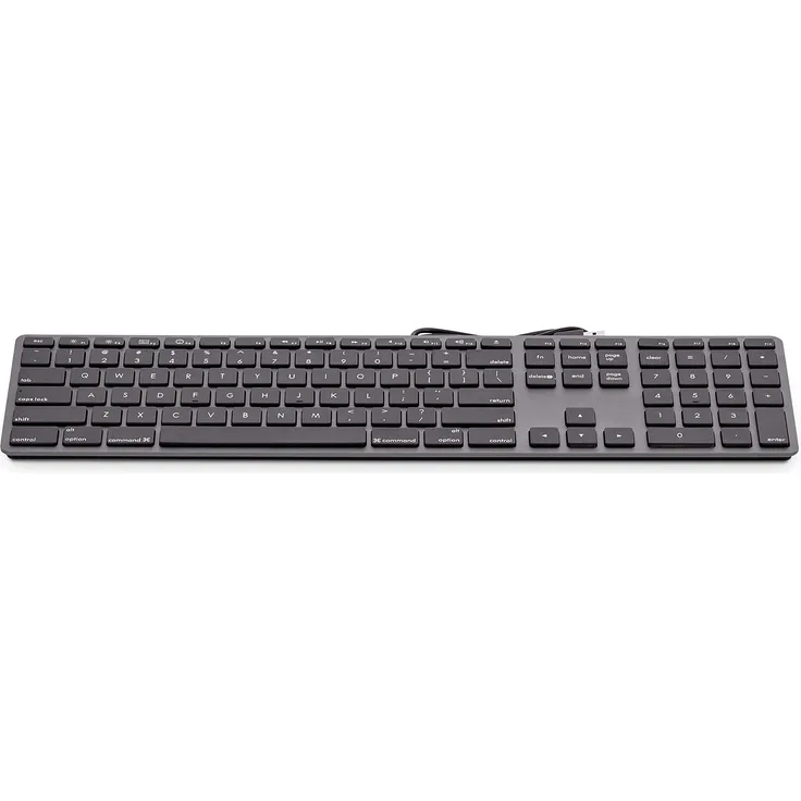 LMP USB numerische Tastatur KB-1243 Space Grau - Layout griechisch QWERTY