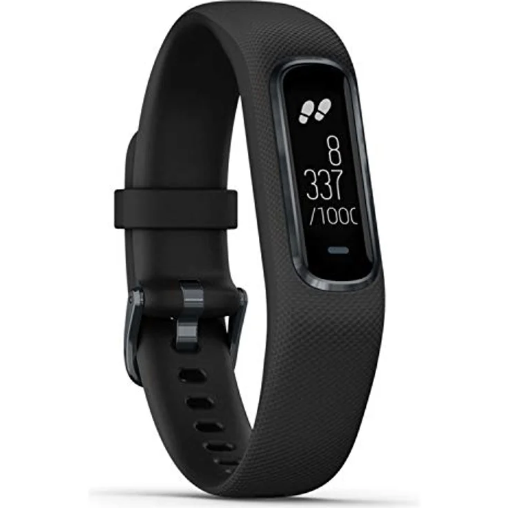 Garmin vívosmart 4 Fitness-Tracker Unisex, L, Aluminium-/Polycarbonat-Gehäuse, Schwarz (010-01995-03) – Bild 1