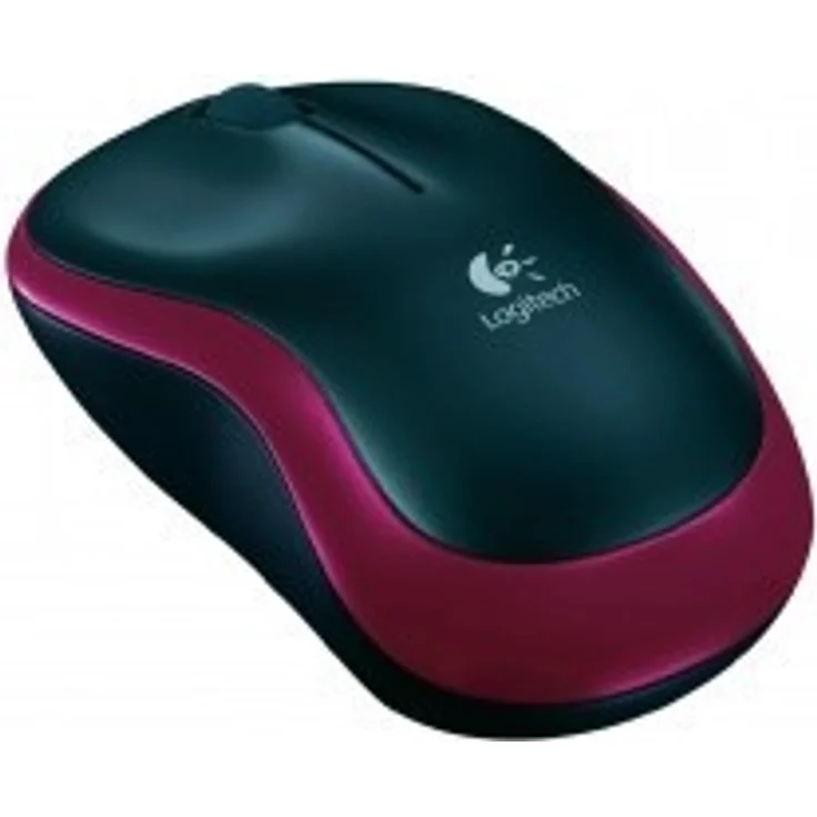 Logitech M185 Kabellose Maus, 2.4 GHz Verbindung via Nano-USB-Empfänger, 1000 DPI Optischer Sensor, 12-Monate Akkulaufzeit, Für Links- und Rechtshänder, PC-Mac - rot – Bild 3