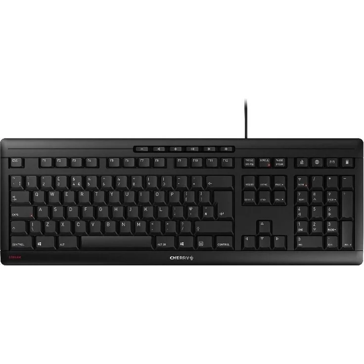 CHERRY STREAM - Tastatur - USB - GB QWERTY - CHERRY SX - Schwarz (JK-8500GB-2) – Bild 1