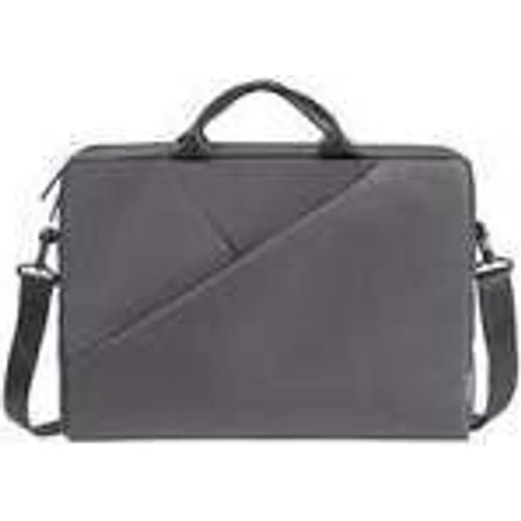 RIVACASE Tasche für Laptop-Laptop bis 15.6'' - Hochwertige Laptoptasche mit Zusatzfächern und gepolsterten Seitenwänden - Schwarz