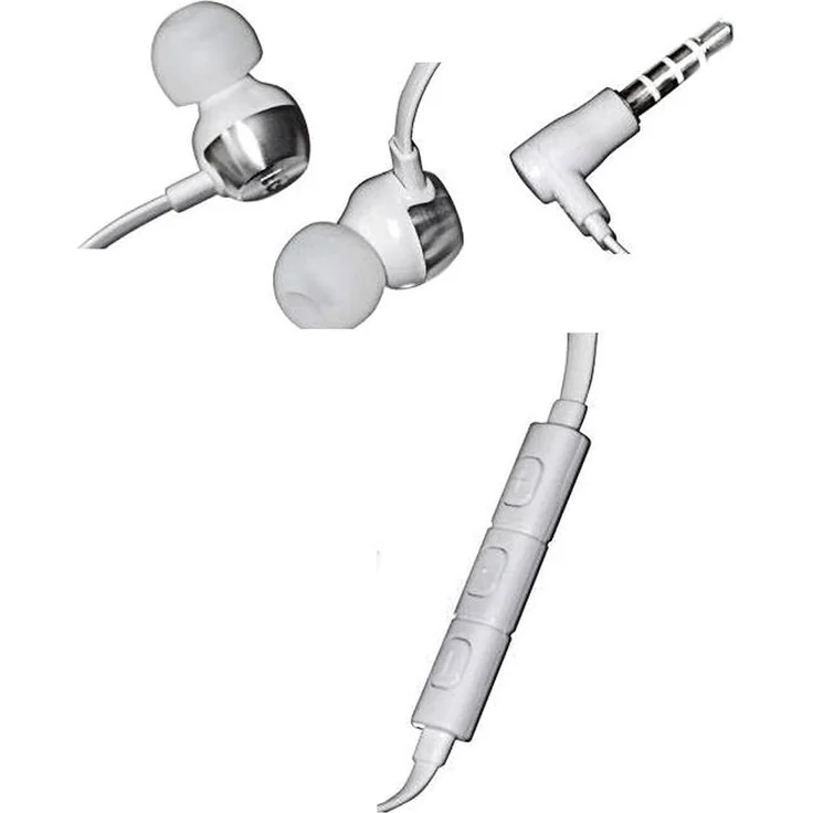 LG QuadBeat 2 HSS-F530 für LG G2/G3 In-Ear Kopfhörer mit Mikrofon, weiß – Bild 2