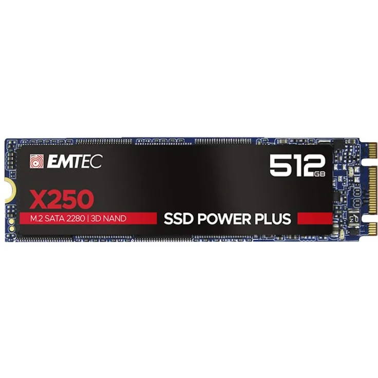 EMTEC SSD Power Plus X250 - Solid-State-Disk - 512 GB - intern - M.2 2280 - SATA 6Gb/s (ECSSD512GX250) – Bild 3