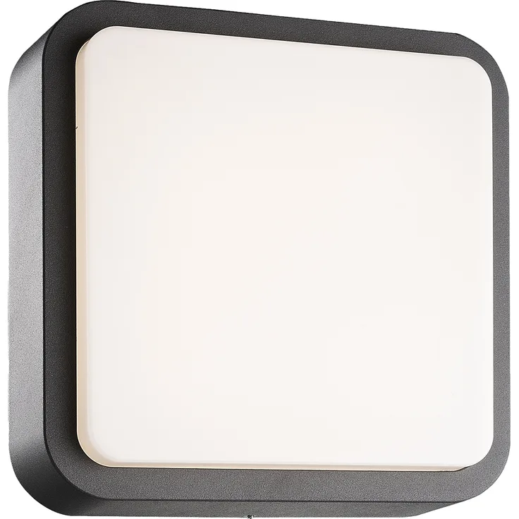 Smartwares LED-Wandleuchte Venice Square, grau, OD1-VEN-SW
