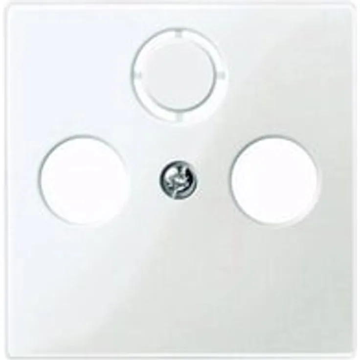 Busch-Jaeger Merten 296719 Zentralstück polarweiss System M f.Ant-do.2--3-L.Thermopl.bril