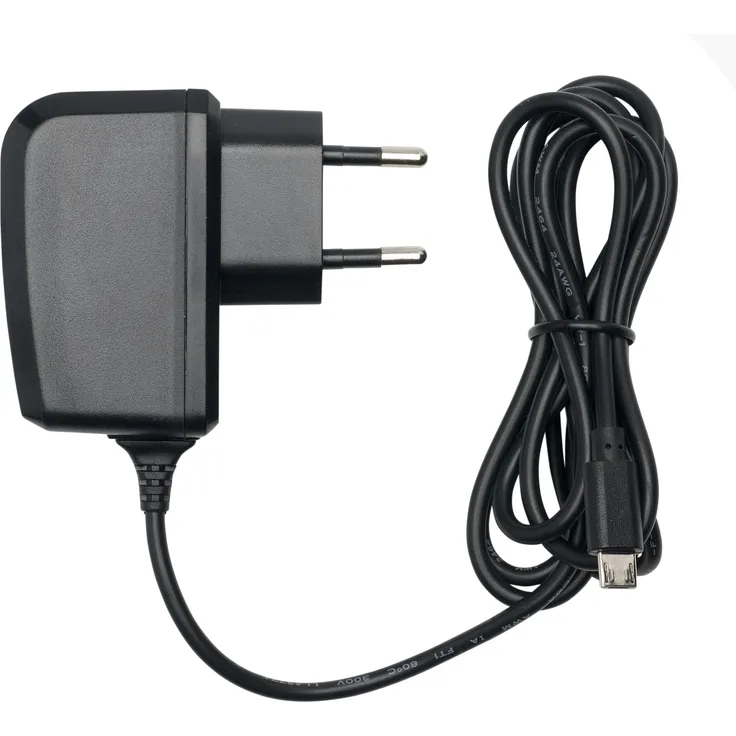 Slabo Ladegerät Micro USB Tablet Netzteil - 1000mAh - für Amazon Fire Tablet / Fire 7-Tablet / Fire HD 8-Tablet / Fire HD 10-Tablet - Alle Generationen, auch mit Alexa - SCHWARZ