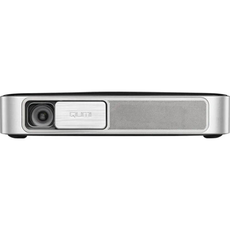 Vivitek QUMI Mini-Beamer, DLP, Full HD (1920 x 1080), Kontrast 10000:1, 600 ANSI-Lumen, Bildverhältnis 16:9, WLAN, schwarz