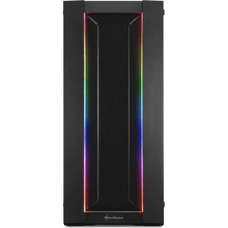 Sharkoon Elite Shark CA200M, PC-Gehäuse, ARGB, 8-Fach RGB-Steuerung, klassischer und vertikaler Grafikkarteneinbau – Bild 2