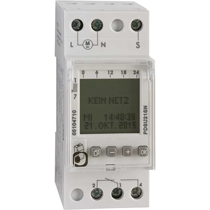 PROTEC.CLASS PDSU21SN Wochen-Zeitschaltuhr 1 Wechsler (PDSU21SN)