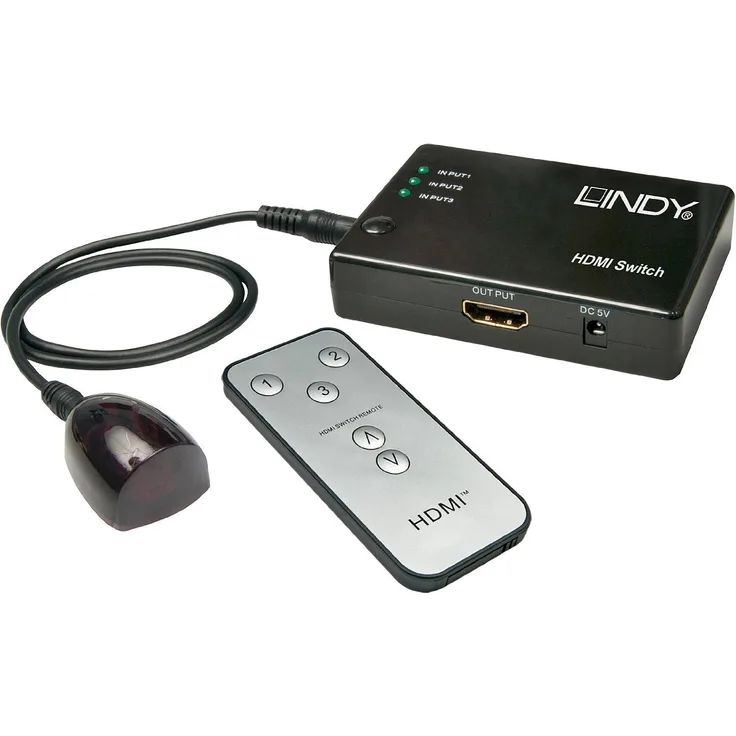 Lindy HDMI Switch  3-fach (38034)