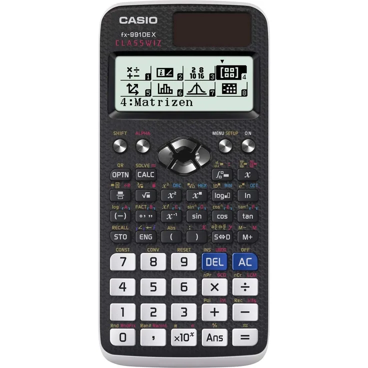 Casio FX-991DE X wissenschaftlicher ClassWiz Rechner mit natürlichem Display