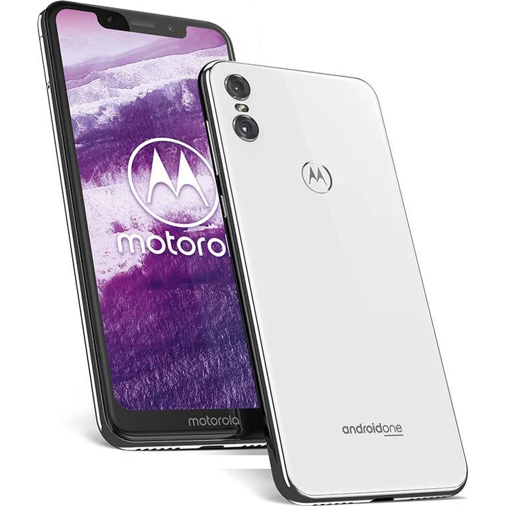 Motorola One Smartphone 14,99cm Pixel (5,9 Zoll) LCD-Display, 64GB interner Speicher, 4GB RAM, Dual-SIM, Android, Weiß – Bild 2