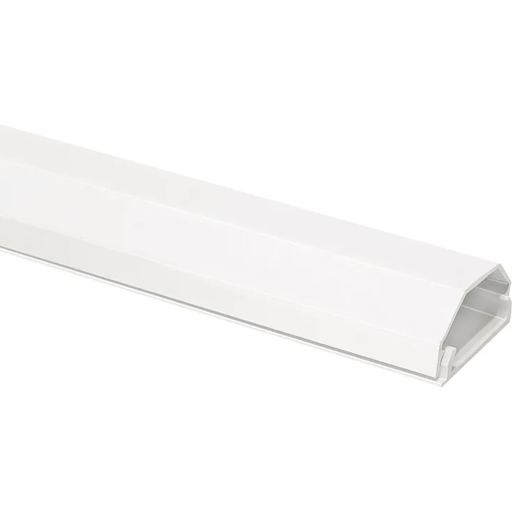 Kabelkanal Aluminium, 33 mm. 2-teilig, weiss