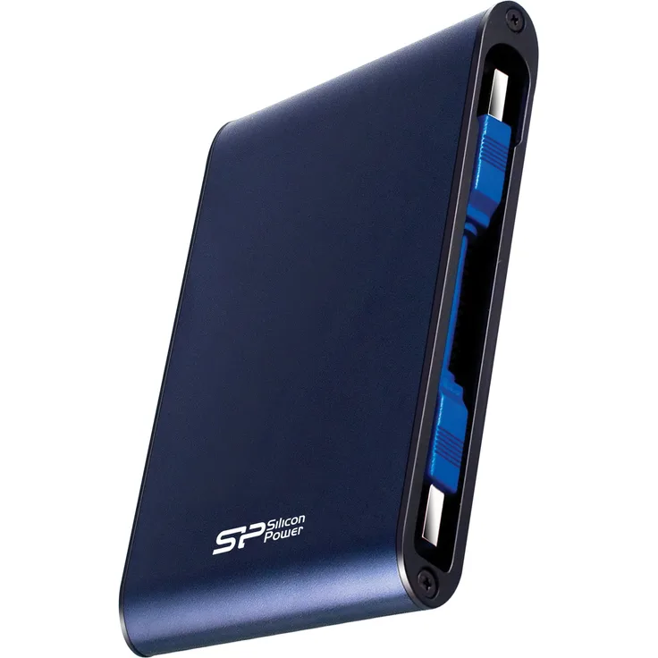 Silicon Power SP010TBPHDA80S3B externe Festplatte 1TB (6,4 cm (2,5 Zoll), USB 3.0) blau