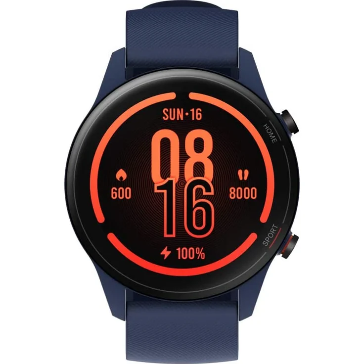 Xiaomi Mi Watch Smartwatch GPS, Unisex, 46x53mm, Silikonarmband, Navy Blue – Bild 2