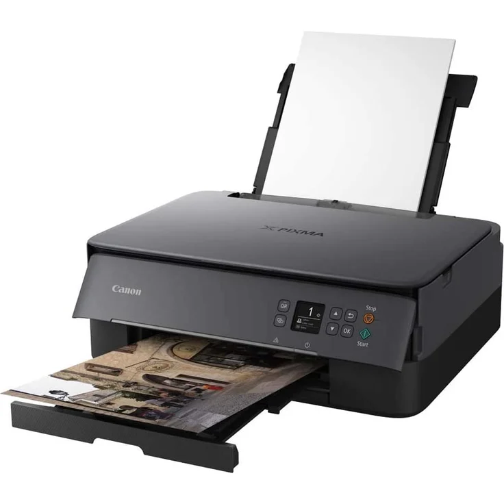 Canon PIXMA TS5350 (3-in-1) Multifunktionsdrucker - (Tintenstrahl) Farbe, Druckgeschwindigkeit: 13 s/w, 6,8 Farbe, Auflösung: 4800 x 1200, USB, WLAN, AirPrint, Wi-Fi Direct, Cloud Print (3773C006) – Bild 6