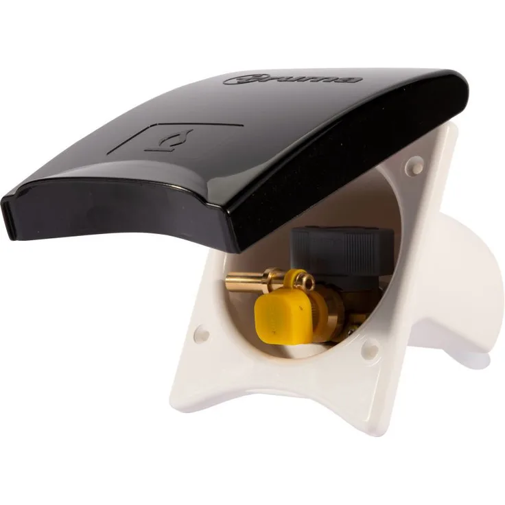 Truma Gas-Außensteckdose schwarz