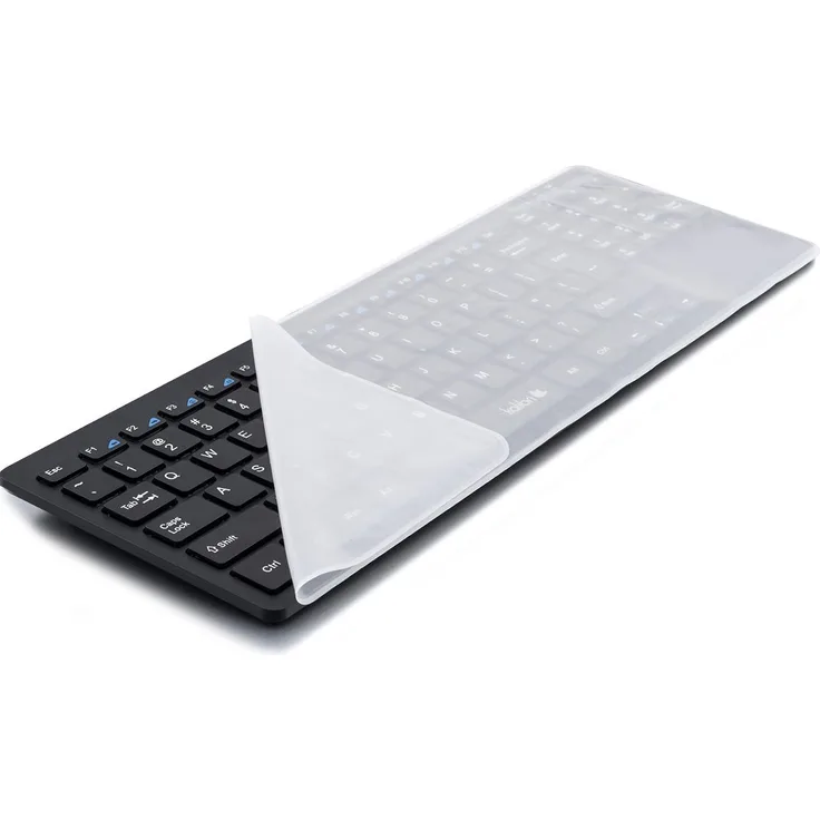 kwmobile Robuster, hauchdünner Tastaturschutz aus Silikon für 15' - 17' Laptop / Notebook / Ultrabook in Transparent - effektiver Schutz vor Verschmutzung und Abnutzung