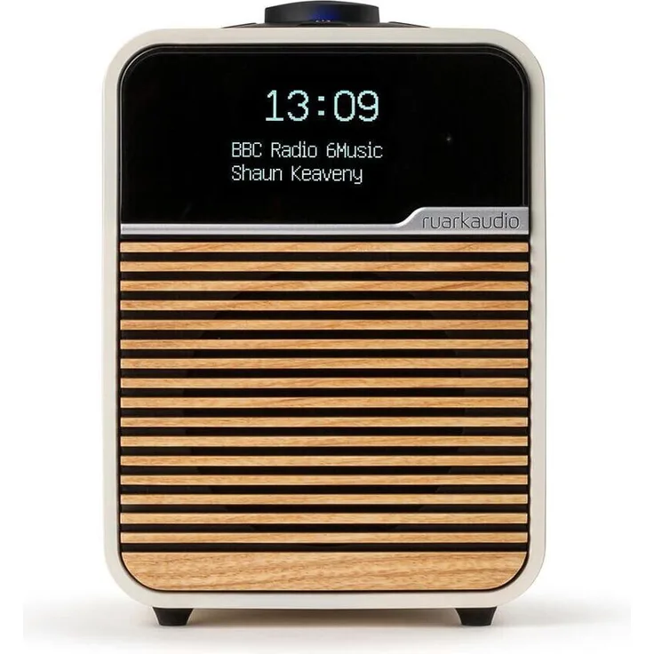 Ruark R1 MK4 Cream Tischradio mit Bluetooth, Digitalradio, OLED-Display, beige