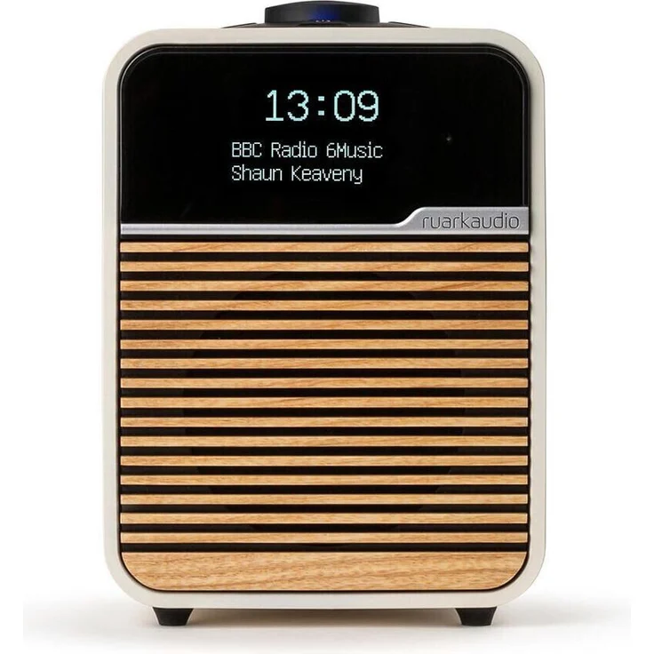 Ruark R1 MK4 Cream Tischradio mit Bluetooth, Digitalradio, OLED-Display, beige – Bild 1