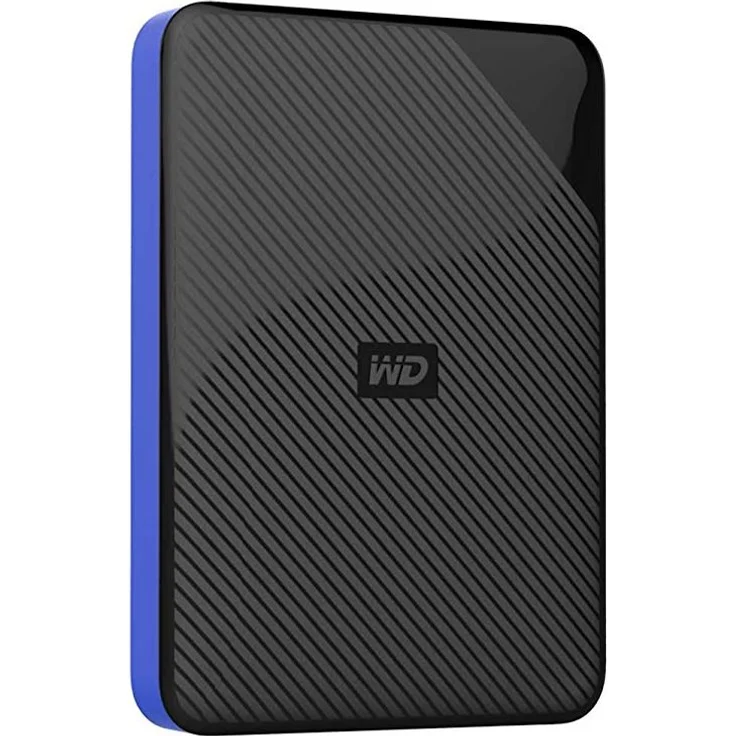 WD Gaming Drive WDBDFF0020BBK - Festplatte - 2 TB - extern (tragbar) - USB 3.0 - oben schwarz und unten blau (WDBDFF0020BBK-WESN) – Bild 1