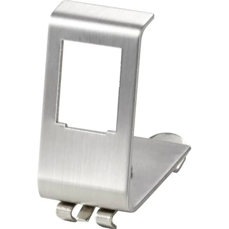 Renkforce Hutschienenadapter 1-fach Weiß, Edelstahl