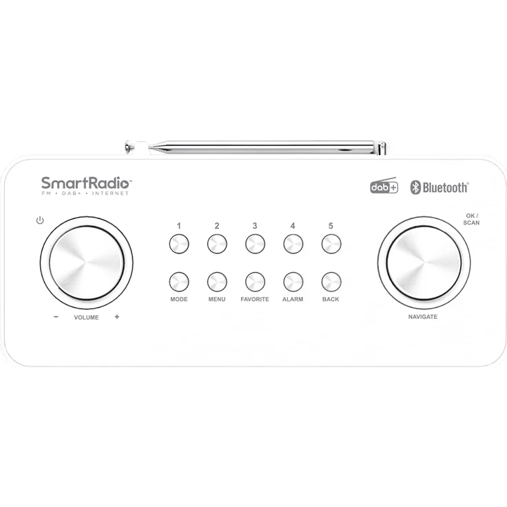 Kenwood CR-ST100S-W Internetradio mit Bluetooth, WLAN, Wecker, TFT-Display, Spotify Connect, weiß – Bild 5