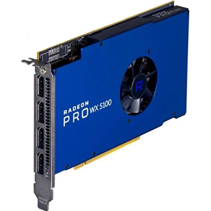 AMD  FirePro Radeon Pro WX 5100 8 GB PCIe 3.0 16 x 4 x DP Retail in GPU-Speicher