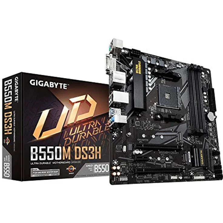 Gigabyte B550M DS3H - micro ATX, AMD B550, Sockel AM4, Dual-channel DDR4-SDRAM (GA-B550M-DS3H) – Bild 1