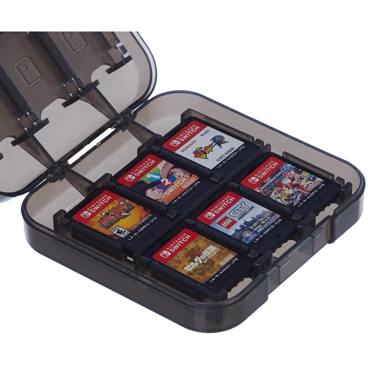 AmazonBasics - Aufbewahrungsbox für Spiele der Nintendo Switch - Schwarz – Bild 1