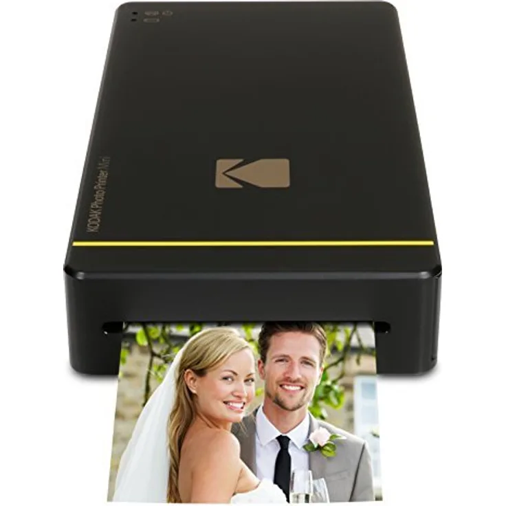 Photo Printer Mini schwarz für iPhone und Android