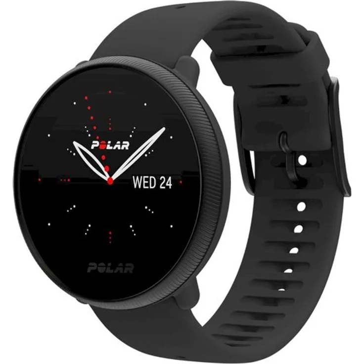Polar IGNITE 2 GPS Fitness-Tracker Unisex, Einheitsgröße, Edelstahlgehäuse, Black Pearl (90085182)