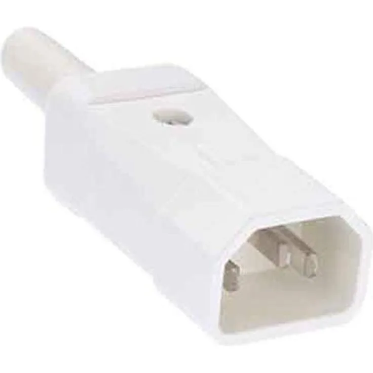 Bachmann 915.971 Kaltgerätestecker Typ 749 70°C, Grau
