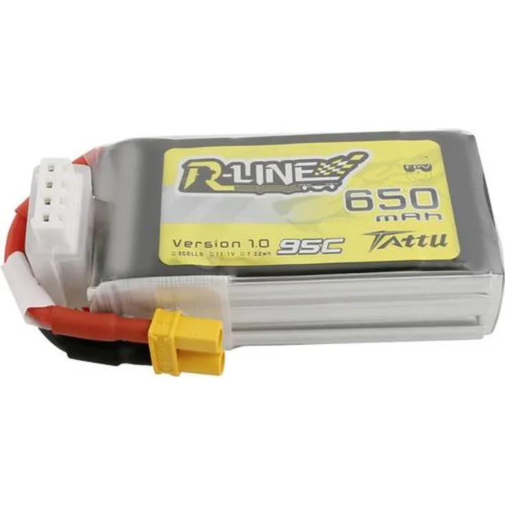 Tattu Modellbau-Akkupack (LiPo) 11.1V 650 mAh Zellen-Zahl: 3 95 C Softcase