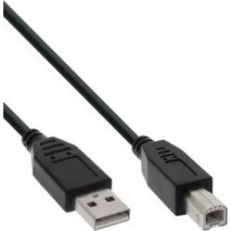 InLine - USB-Kabel - USB (M) bis USB Typ B (M) - 7,0m - Schwarz (34557X)