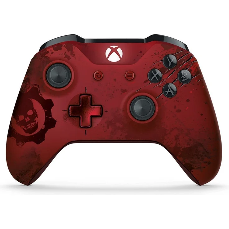 Microsoft Xbox One S Wireless Controller Gears of War 4 Crimson Omen Limited Edition Rot, Schwarz (WL3-00003) (PC, Xbox One, Xbox Series) – Bild 1