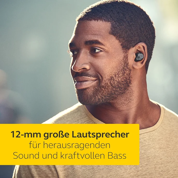 Jabra Elite 85t Wireless In-Ear Kopfhörer, mit Bluetooth, Mikrofon, Noise Cancelling, spritzwassergeschützt, grau – Bild 6