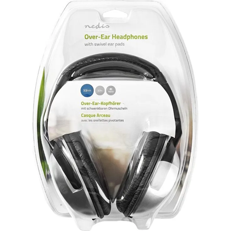 Nedis HPWD1200BK schwarz, silber