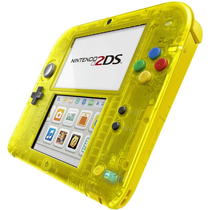 Nintendo 2DS Gelb 256MB & 4GB Speicherkarte Bundle inkl. Pokémon Gelbe Edition – Bild 2