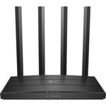 TP-Link Archer C80 Dualband WLAN Router (600 Mbit-s 2,4GHz, 1300Mbit-s 5GHz), 4 Gigabit LAN Ports, Print-Media-FTP Server, App Steuerung, für Anschluss an Kabel--DSL-Modem, Gast-Netzwerk) schwarz
