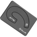 Tellur Bluetooth Earhook Enki, IPX4 spritzwassergeschützt, Ladekoffer für bis zu 4 volle Ladevorgänge, Nur 12 Gramm, Schwarz