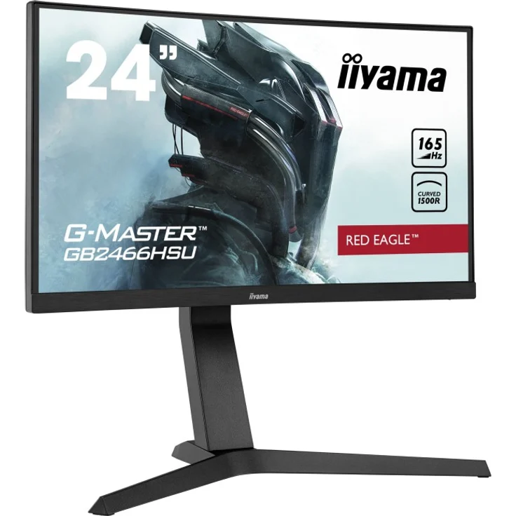 iiyama G-Master GB2466HSU-B1 Red Eagle - 23,6 Zoll, Full HD (1920 x 1080), VA-Panel, 165Hz, 1ms, 250cd/m² (GB2466HSU-B1) – Bild 2