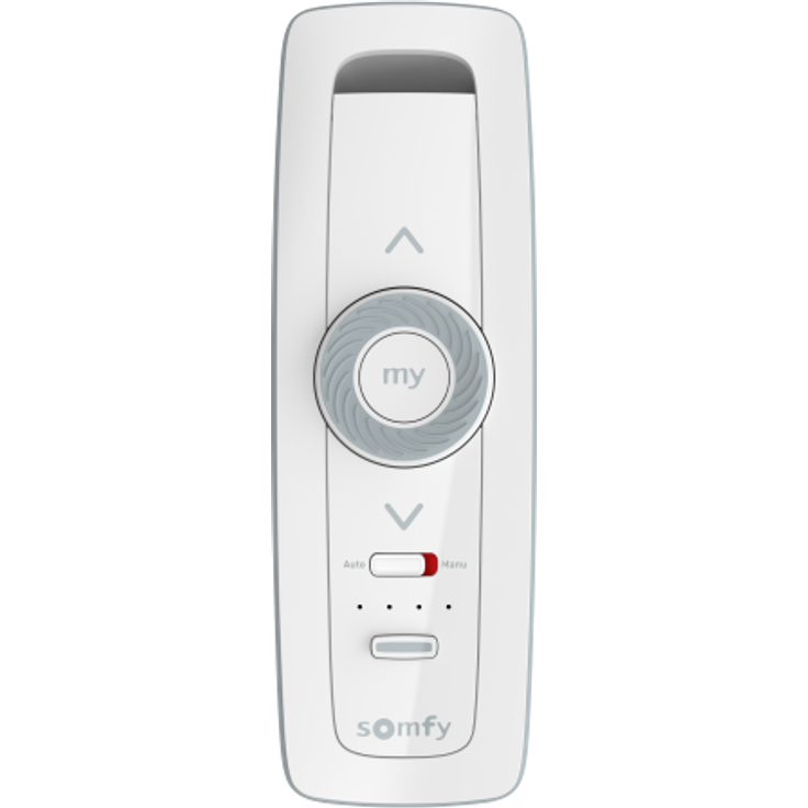 Somfy Handsender Situo 5 Variation A/M io Pure II Funk mit Stellrad für Raffstore Weiß Tahoma