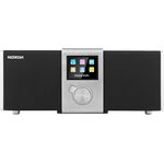NOXON Nova II Internet--DAB+ Radio mit Spotify, 50W schwarz-silber
