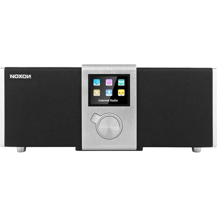 NOXON Nova II Internet--DAB+ Radio mit Spotify, 50W schwarz-silber – Bild 1