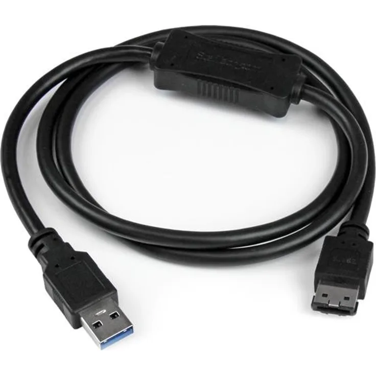 StarTech.com 80cm USB 3.0 auf eSATA Festplatten / HDD / SSD / ODD Kabel - S-ATA 6Gb/s Adapterkabel