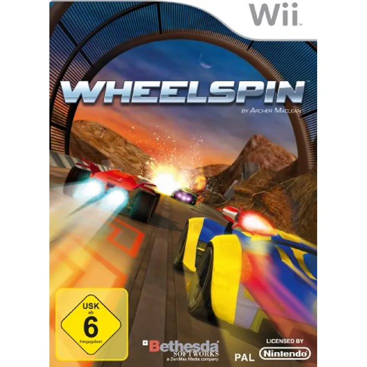 Wheelspin inkl. Lenkrad (Wii)