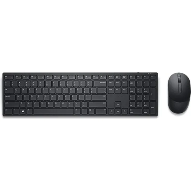 Dell Pro KM5221W - Tastatur-und-Maus-Set - kabellos - 2.4 GHz - kanadisches Französisch AZERTY - Schwarz